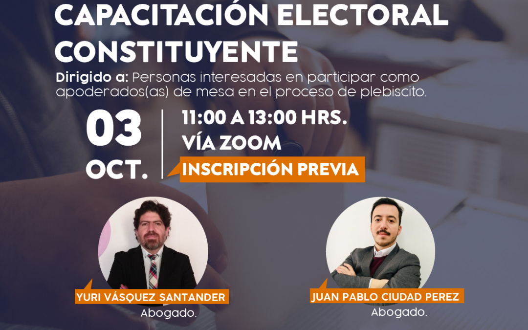 Capacitación Electoral Constituyente