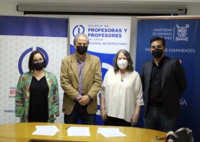 Escuela de Psicología firma convenio con Colegio de Profesores para mejorar la salud mental de la comunidad educativa